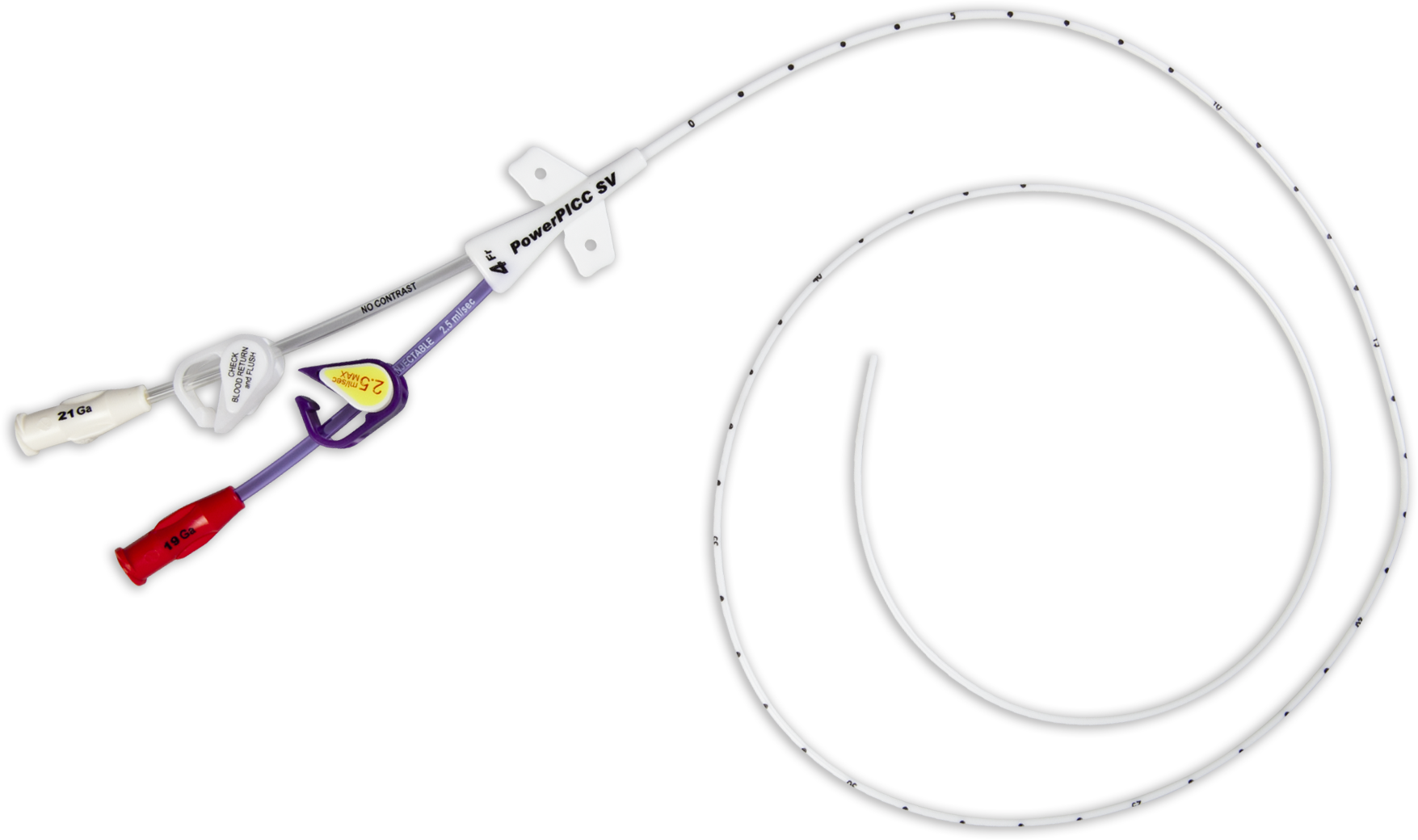 PowerPICC™ Catheter - Radiology Basic Tray with 70cm Nitinol Guidewire -  66274355
