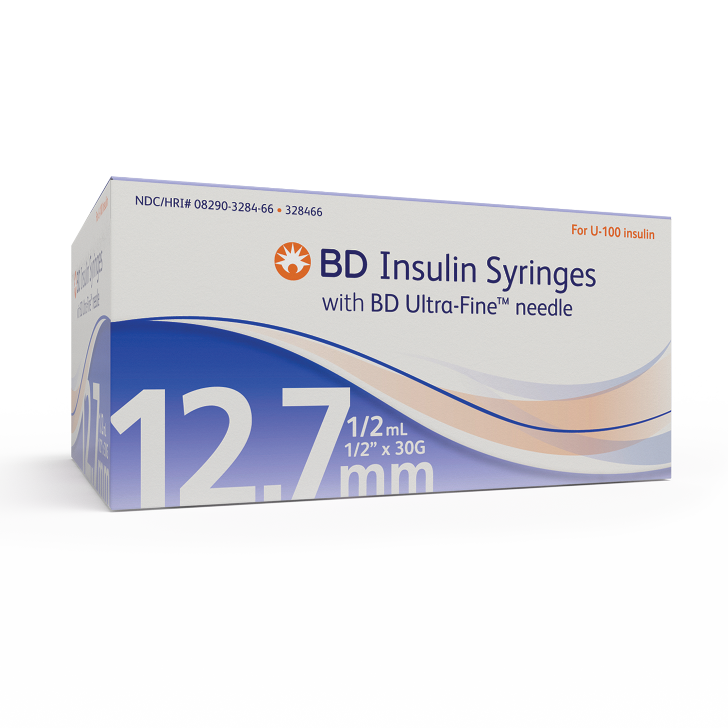 Insulin Syringes With Ultra Fine Needle 12 7mm X 30g 1 2 Ml Cc