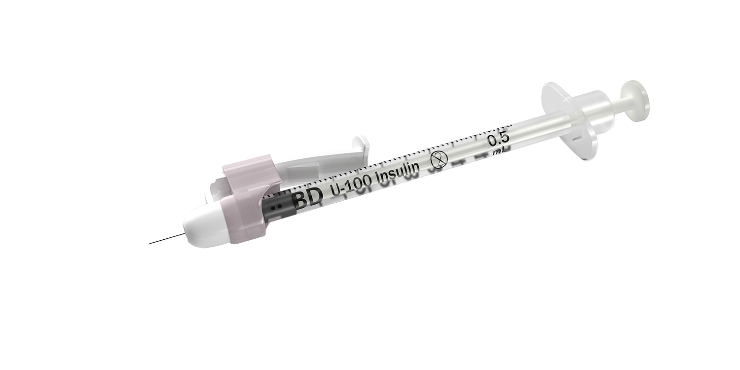 BD SafetyGlide™ insulin syringes - 305932 | BD