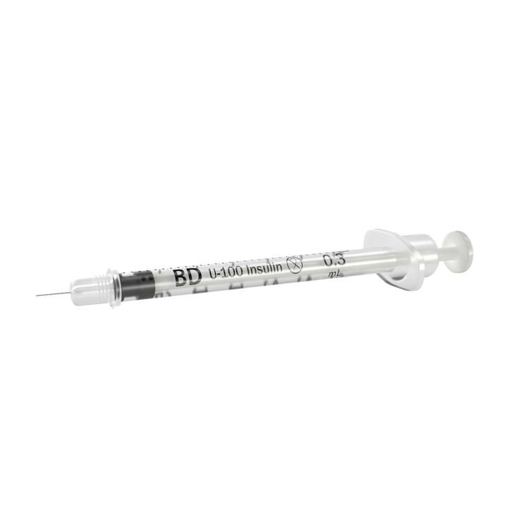 BD 328411 Insulin Syringes with Ultra-Fine Needle 12.7mm x 30G 1 mL, 1 —  Mountainside Medical Equipment