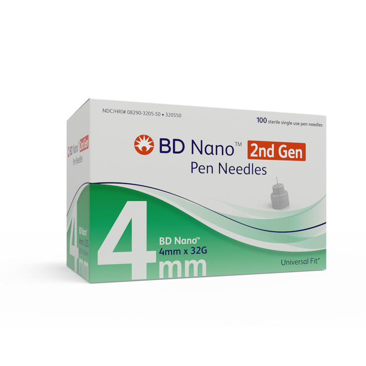 BD Nano™ 2nd Gen Pen Needles 320550 BD