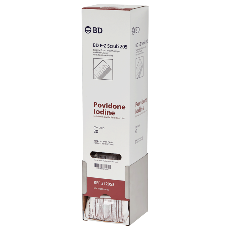 BD EZ Scrub™ preoperative surgical scrub brushes 372053 BD